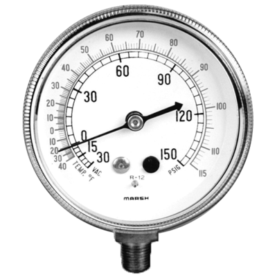 Marsh Bellofram Refrigeration Gauge